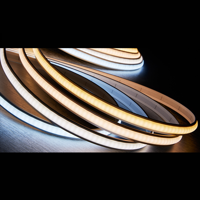 Tira de luz LED de mazorca blanca cálida flexible para automóviles