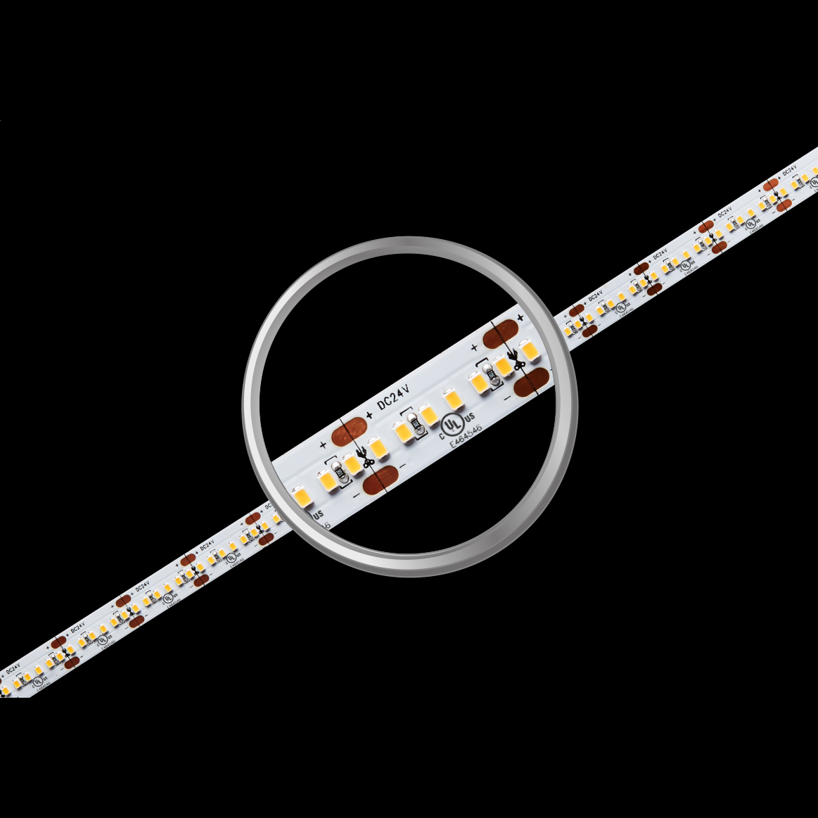 Tira de luz LED flexible de alta densidad SMD2216 300LEDs 14.4W